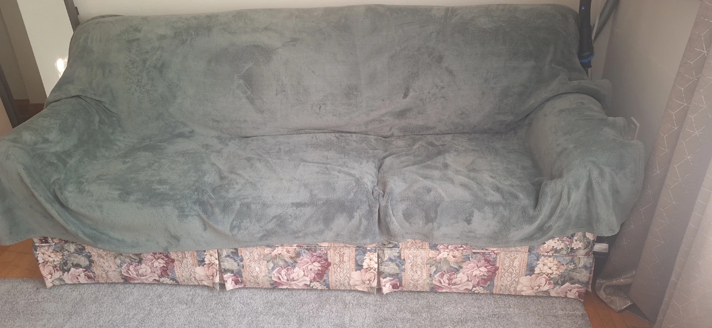 Vintage floral Print Sofa - photo 2