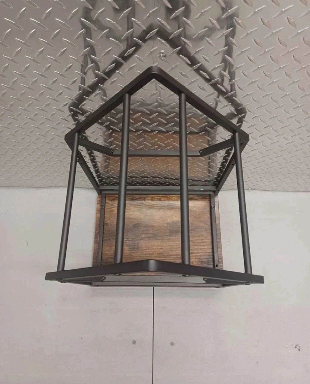 Modern Geometric House Shelf / Floating Wall Display - photo 4