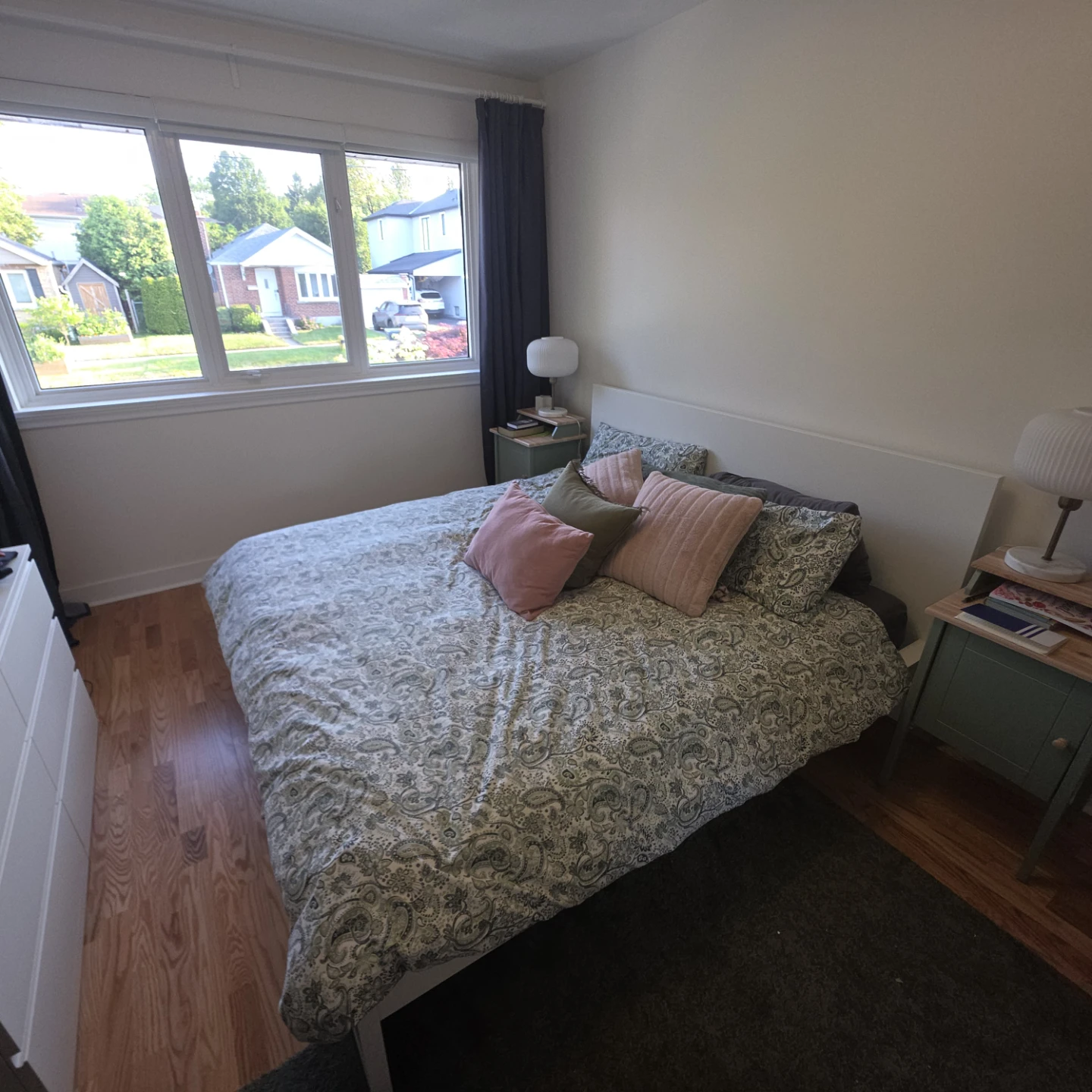 King bed frame and mattress for sale
