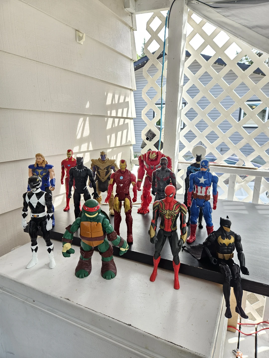 Action figures: buy one or take them all. Open to any offers.