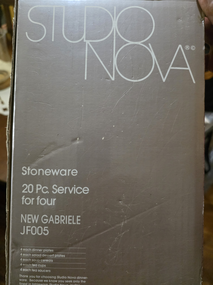Studio Nova Stoneware 20 Piece Dinnerware Set - photo 2