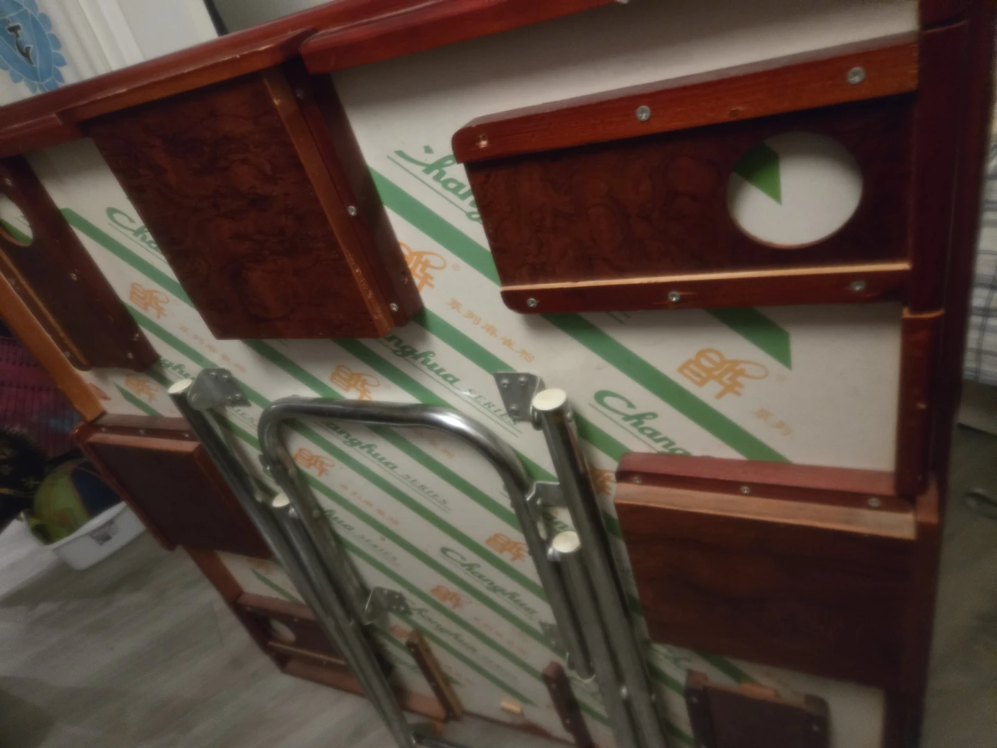Wooden Folding Table for Cards/Mahjong - photo 3