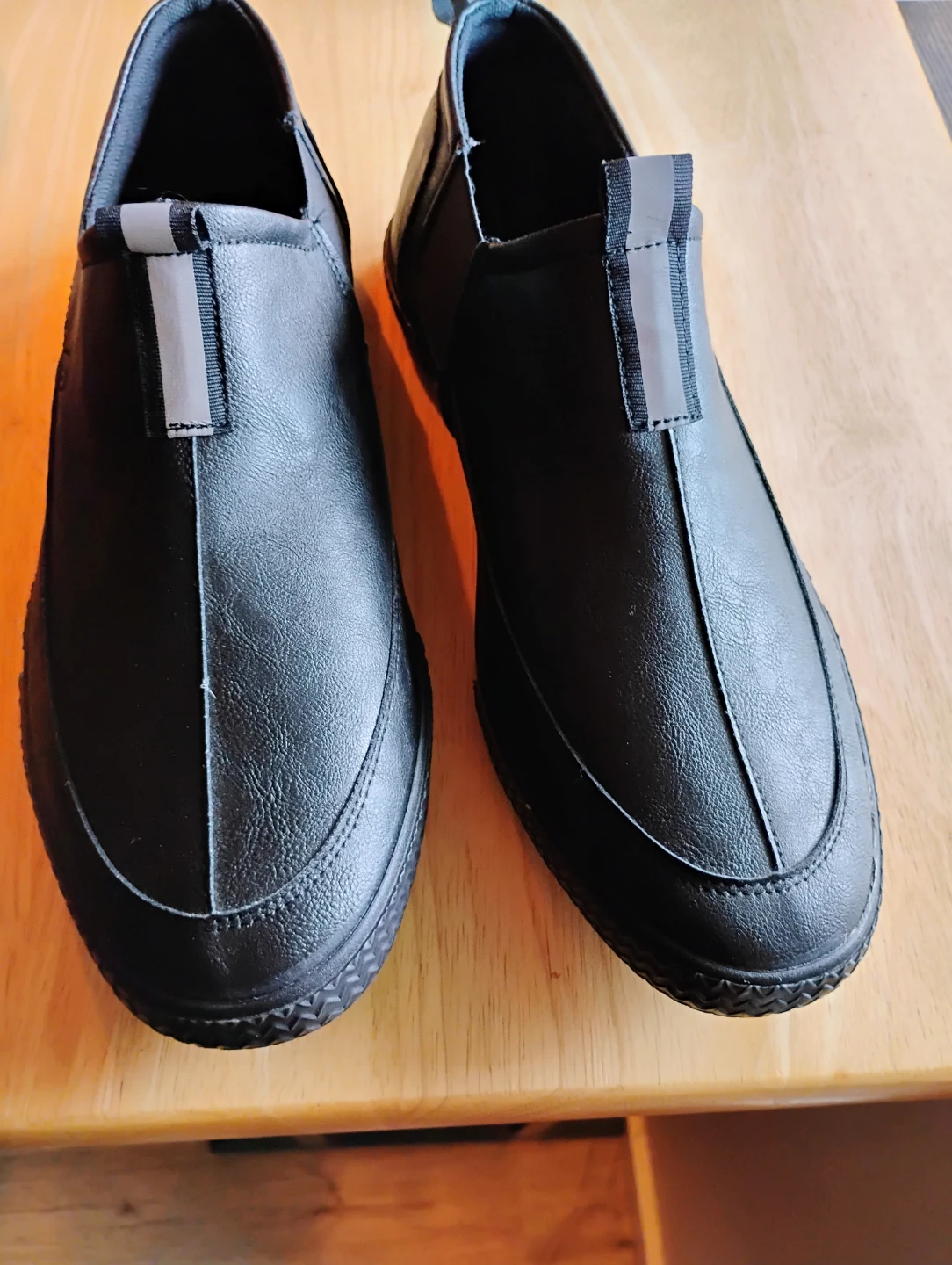 Black Slip-on Loafers - Size 44