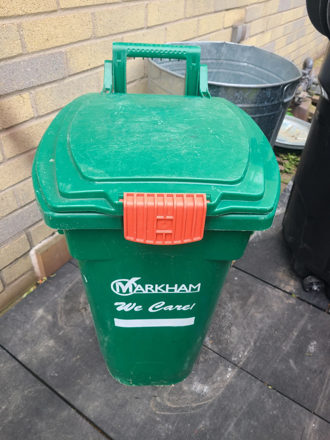 Green Wheeled Bin