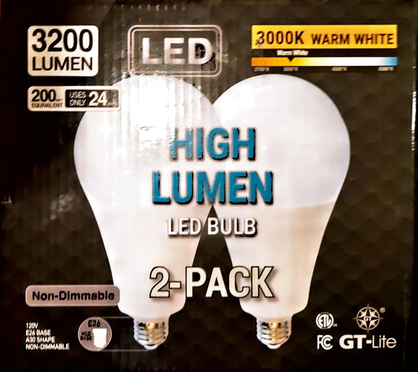 Rare WARM High Lumen LED Floods 2-Pack GT-Lite Discontinued