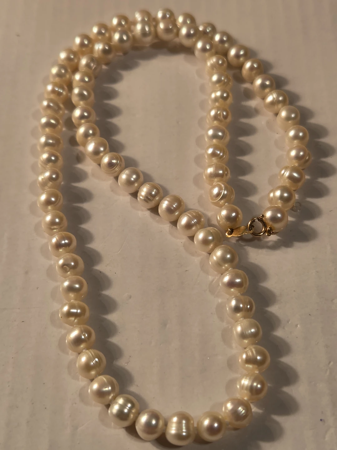10k real Pearl Necklace