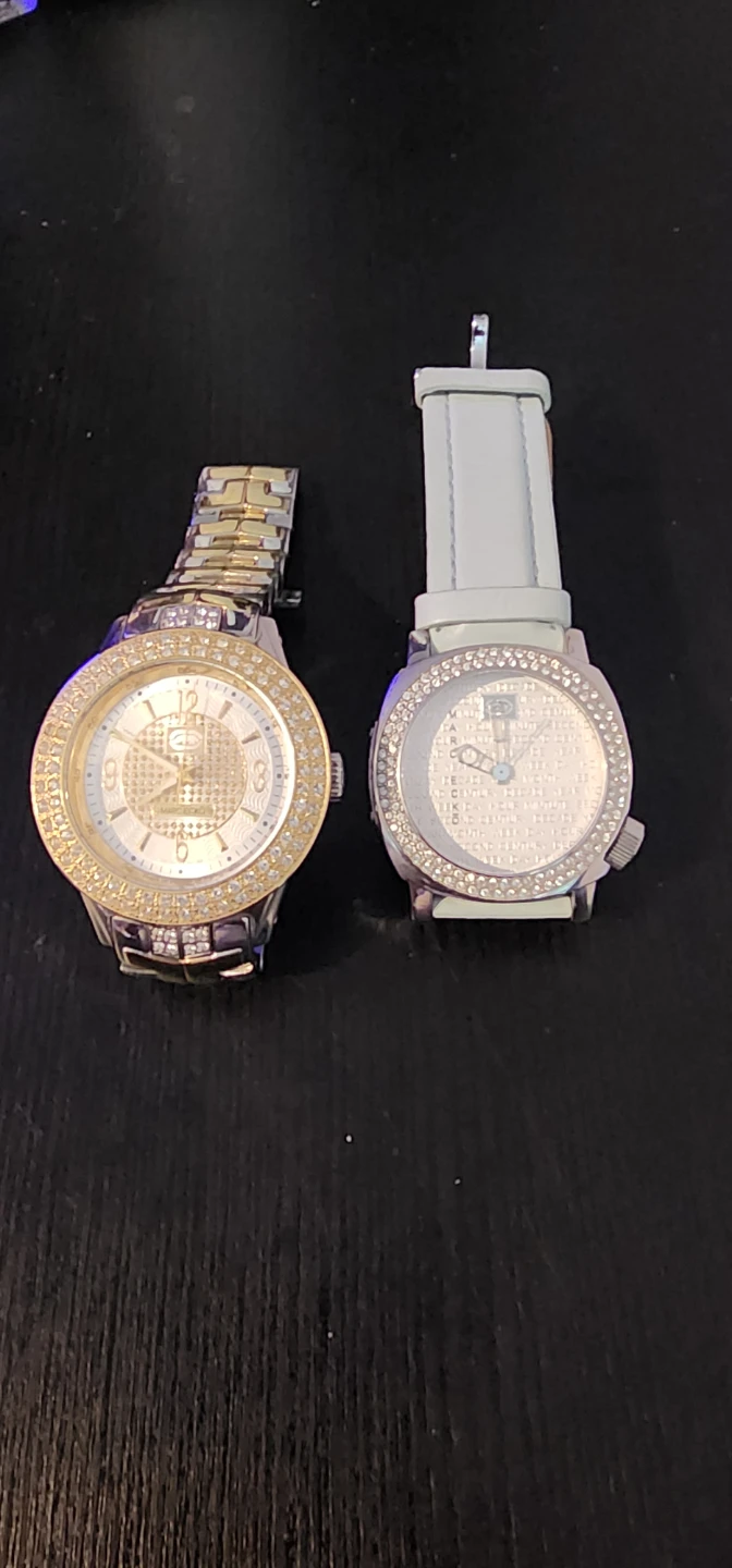 Two Crystal Accent Watches - photo 3