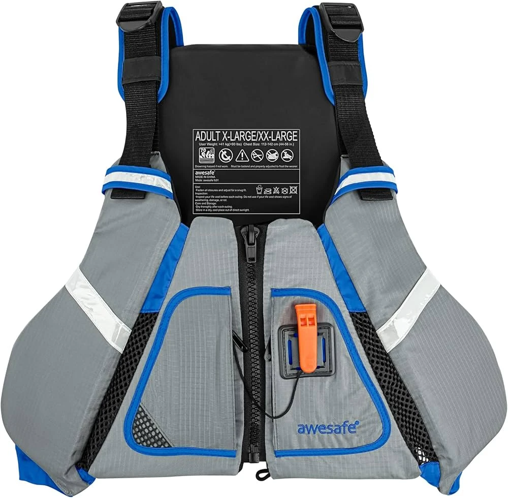awesafe Adult Watersport Universal Vest (Blue, Size XL - XXL) - photo 2