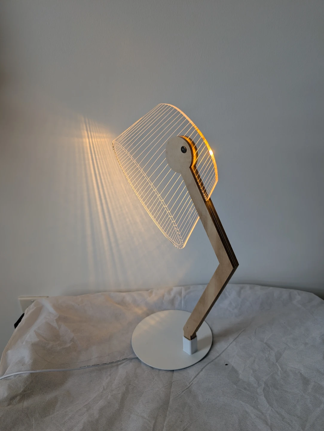 Studio cheha Ziggy lamp Modern Wooden Desk Lamp - photo 2