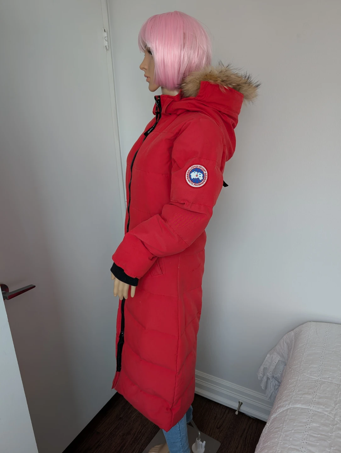 Women's Canada Goose Mystique Parka - Red - photo 2