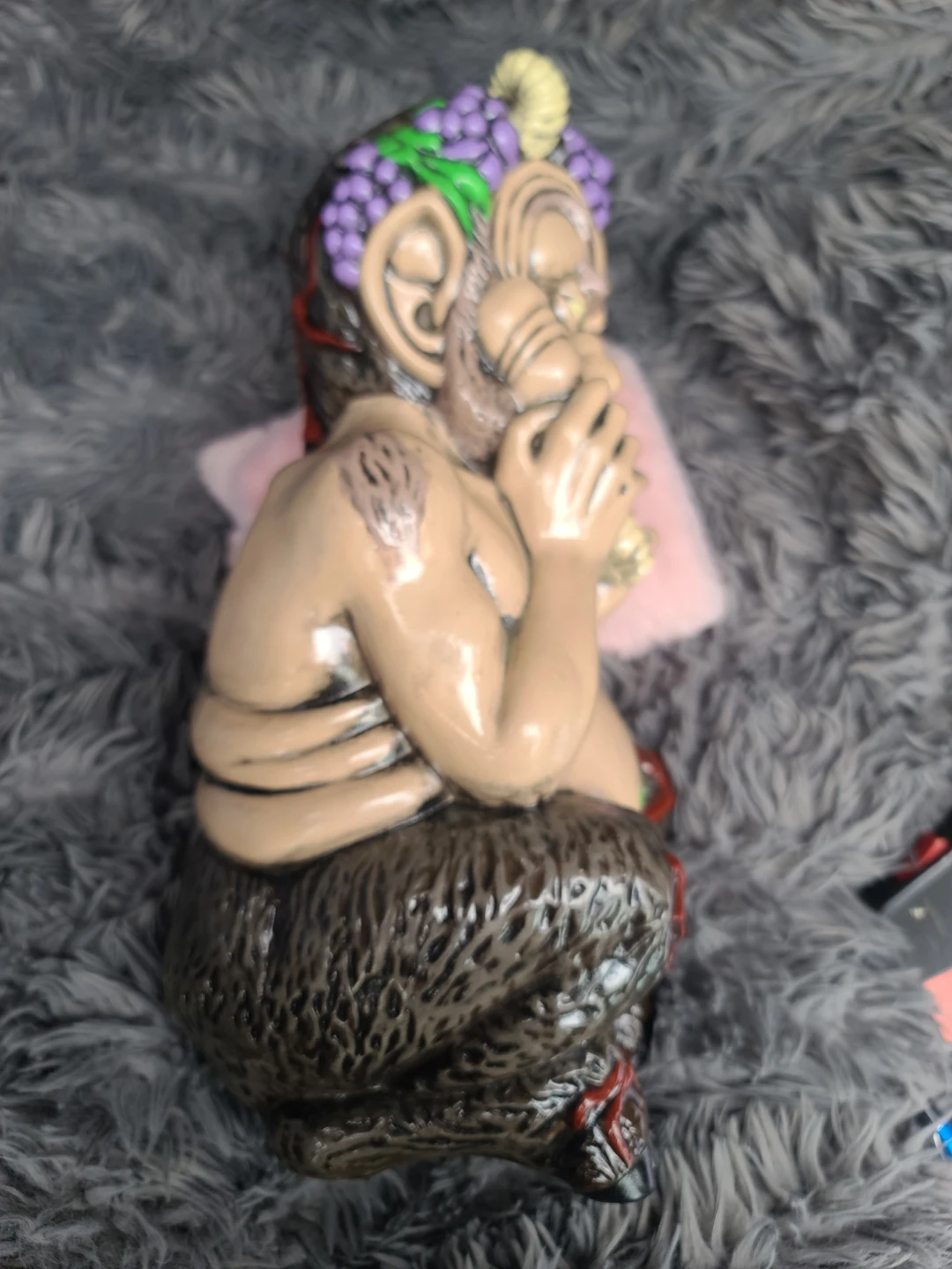 Mythical Creature Figurine with Panpipes - photo 5