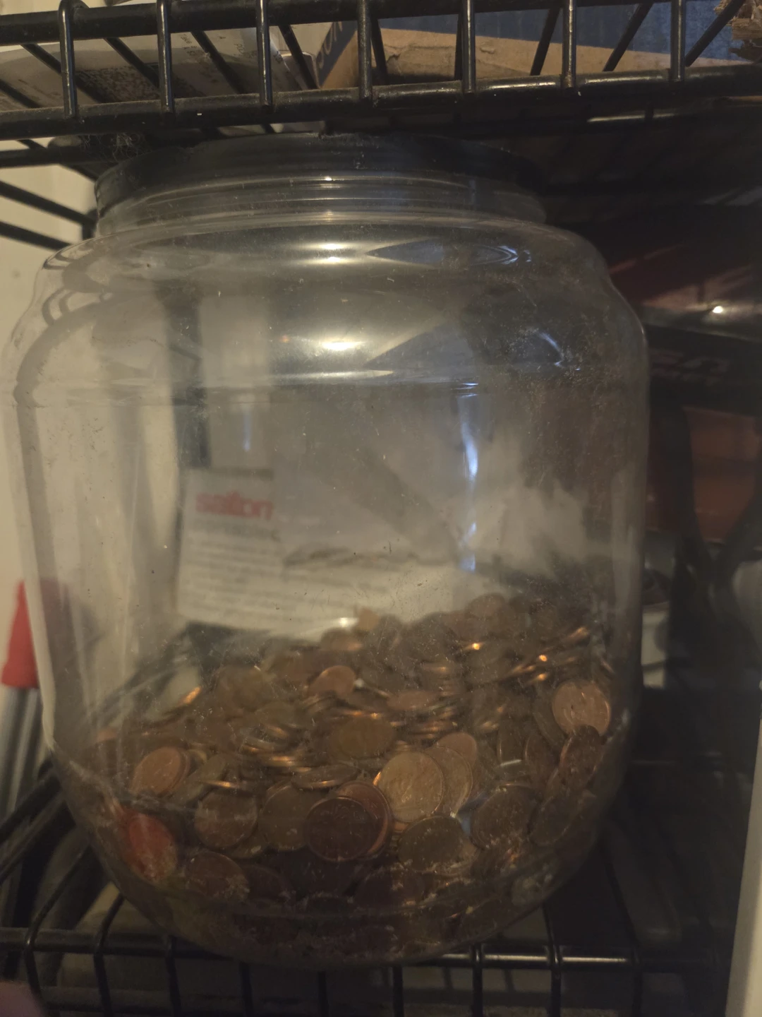 Large Jar of Pennies