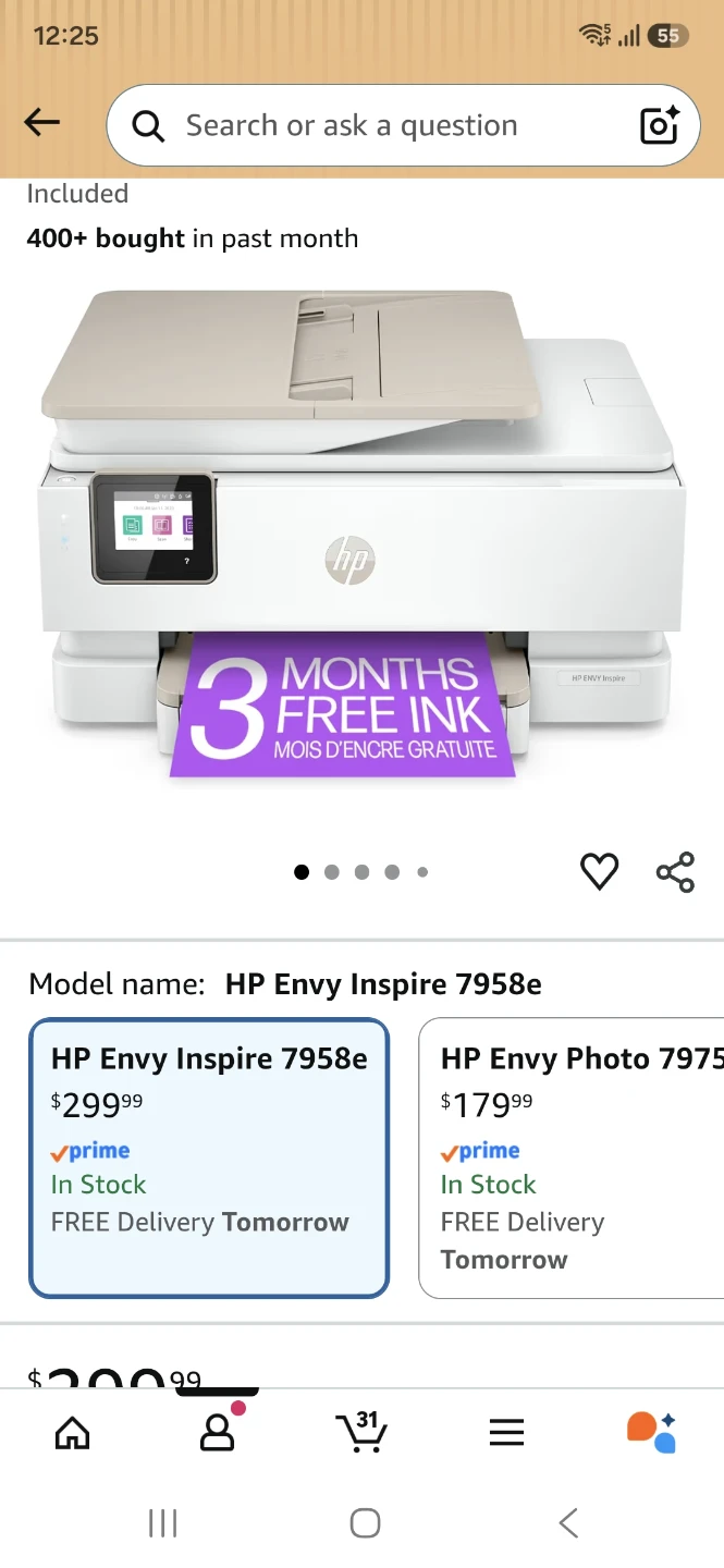 HP Envy Inspire 7958e All-in-One Printer