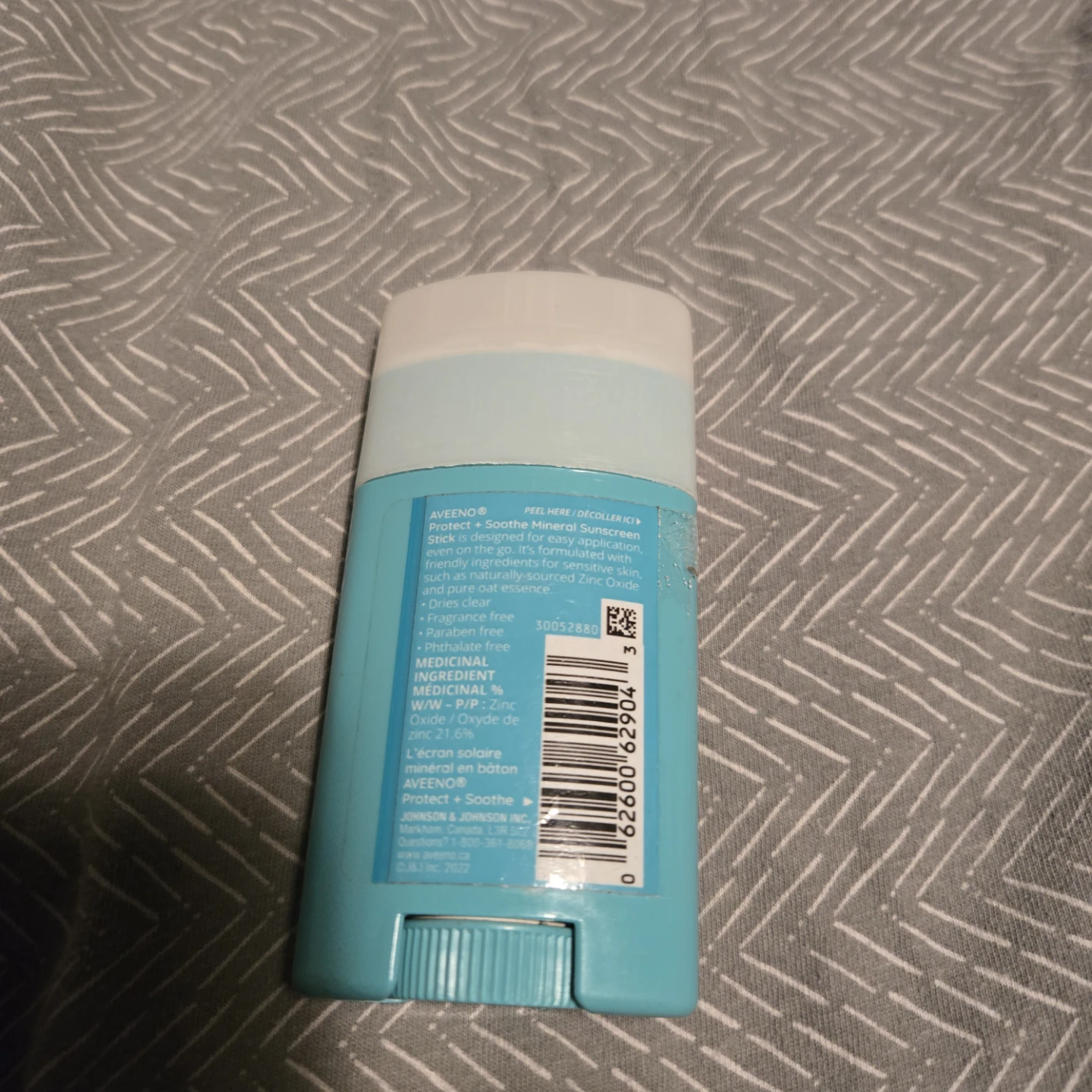 Aveeno Protect+Soothe Mineral Sunscreen Stick SPF 50 - photo 2