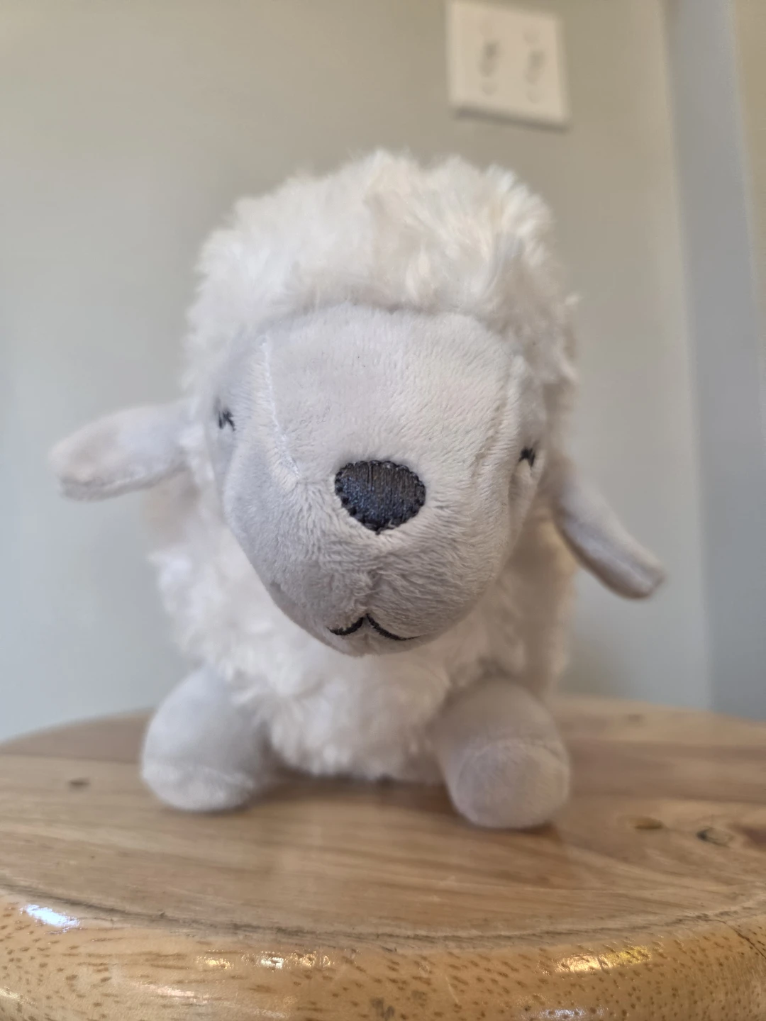 White Sheep Lamb Musical Plush Toy - photo 3