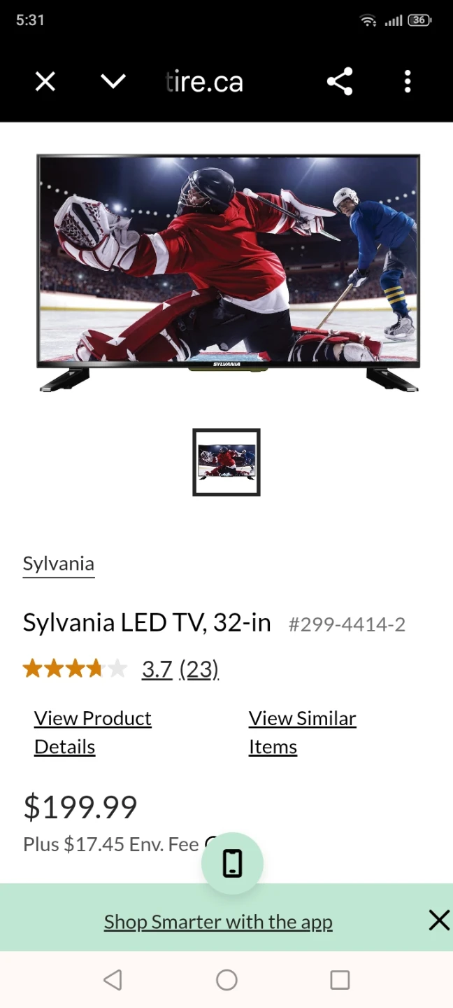 Sylvania LED TV, 32-in - photo 3