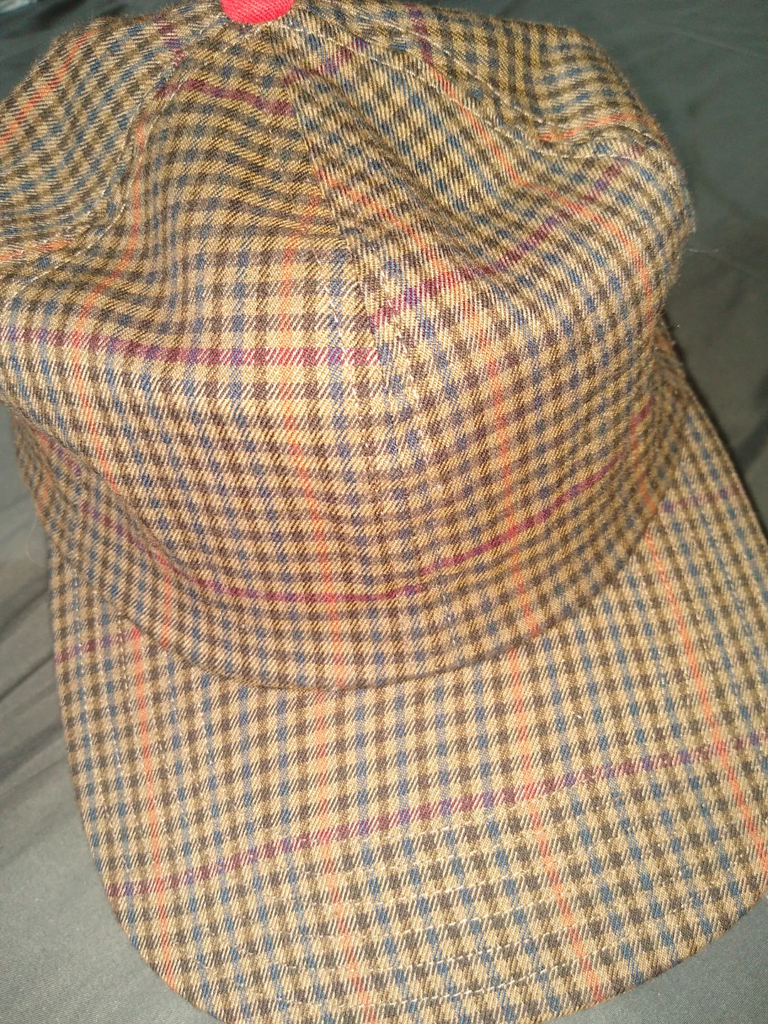 100% virgin will Tweed cap