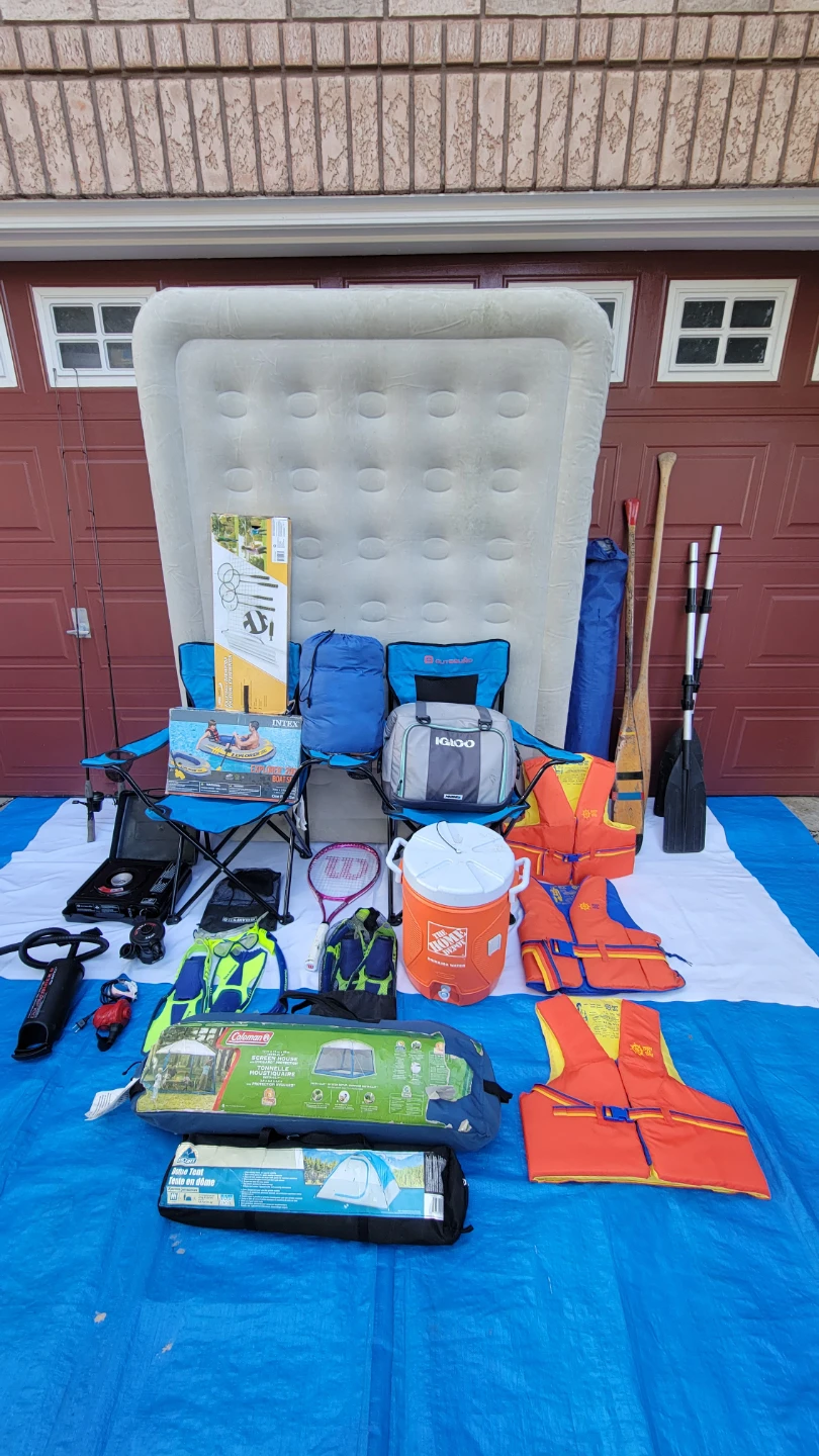 Coleman Air Mattress & Camping Gear