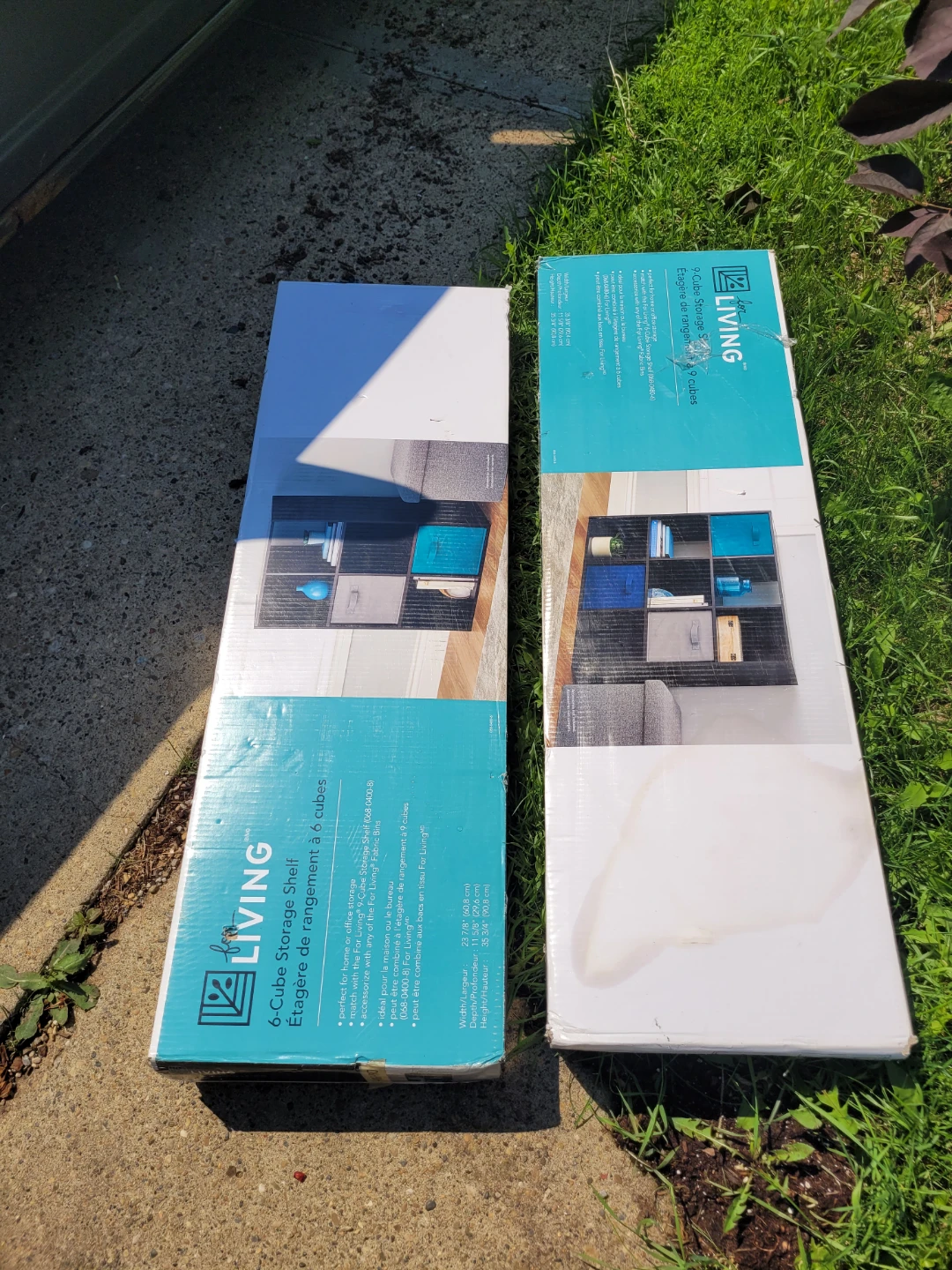 Everyday Living 9-Cube Storage Shelf (2 boxes)