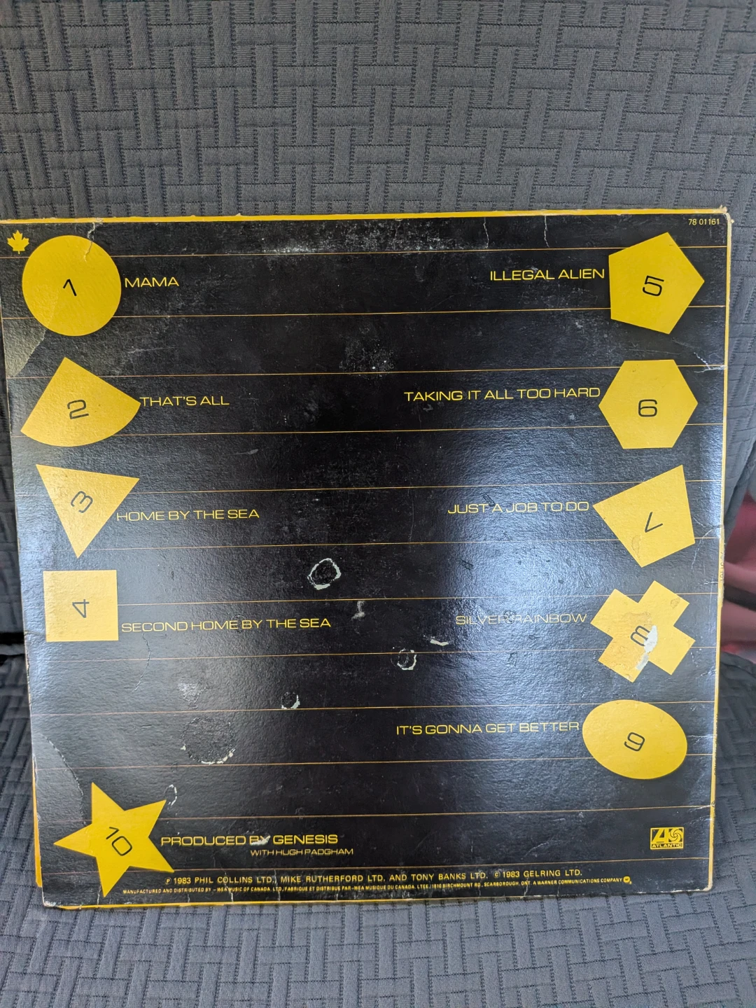 Genesis vintage Self-Titled Vinyl Record - photo 2