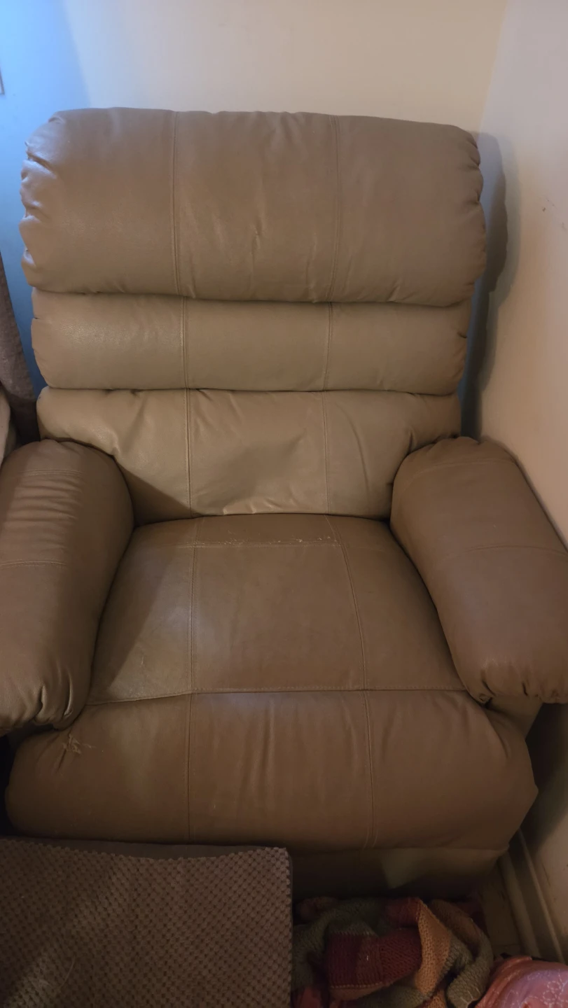 Tan Leather Recliner Chair
