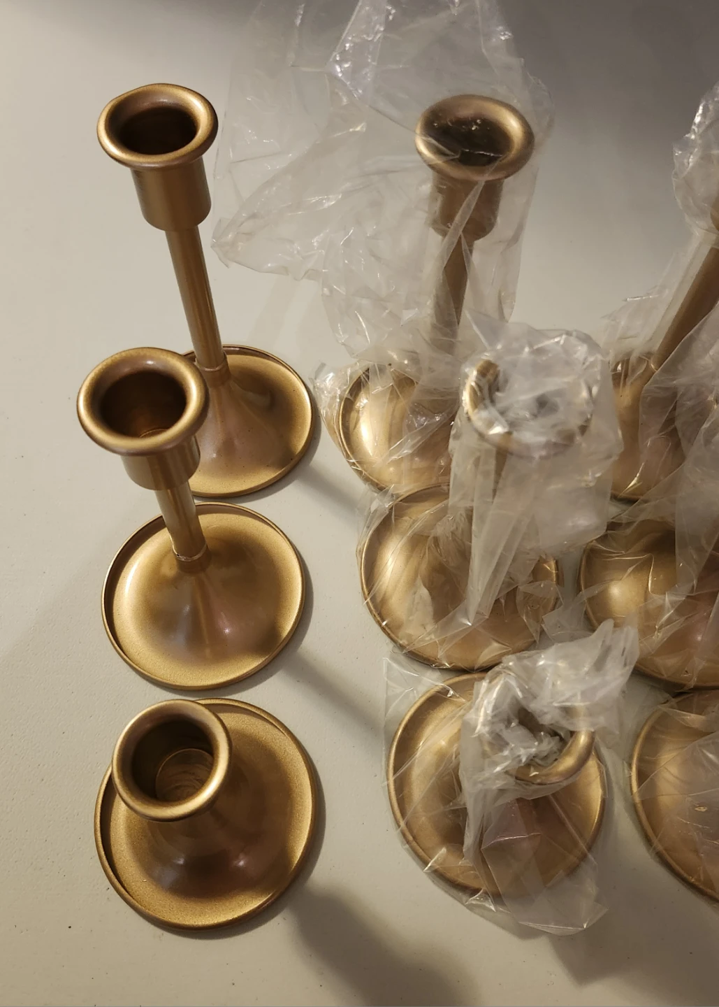 Gold Candlestick Holders Set (12 Count) - photo 4