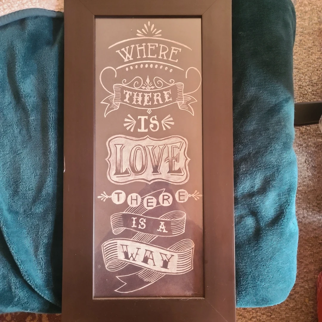 Framed Wall Art - "Where There Is Love"