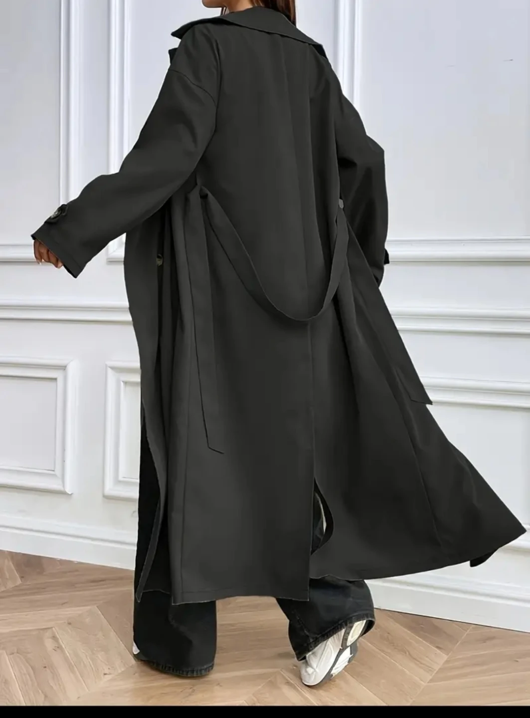 Women's Long Trench Coat Over Size XL - photo 2