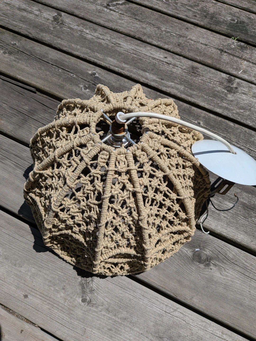 Macrame Lampshade Pendant Light Cover