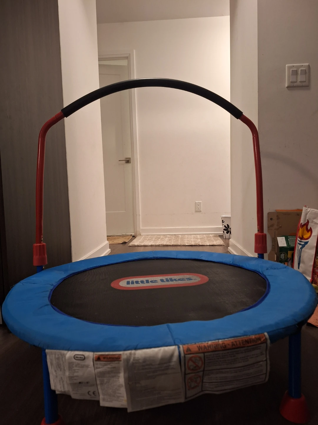 Little Tikes Blue Trampoline with Handle