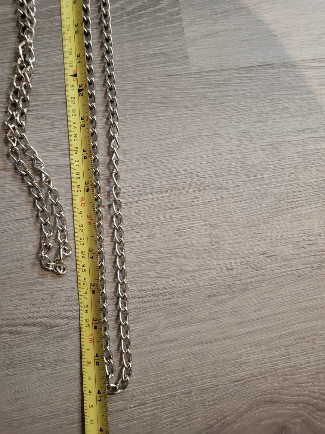 Two Lengths of Metal Chains - photo 3