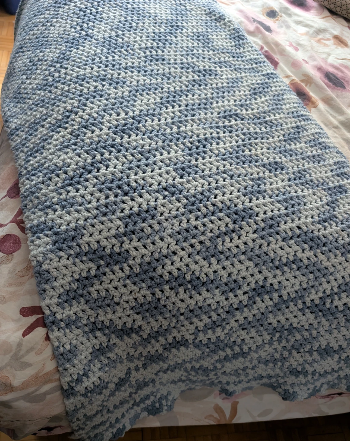 Hand-Crocheted Bed decor blanket - photo 2