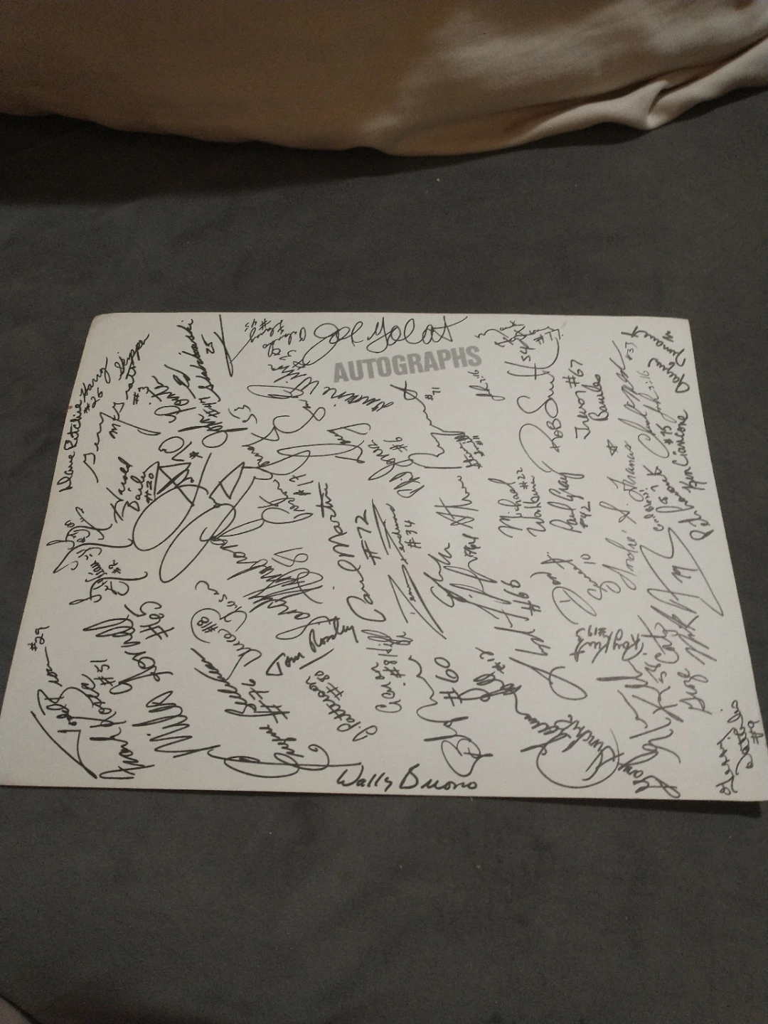 CFL Montreal Concordes 1984 Team Picture w/ Mock Autographs - photo 5