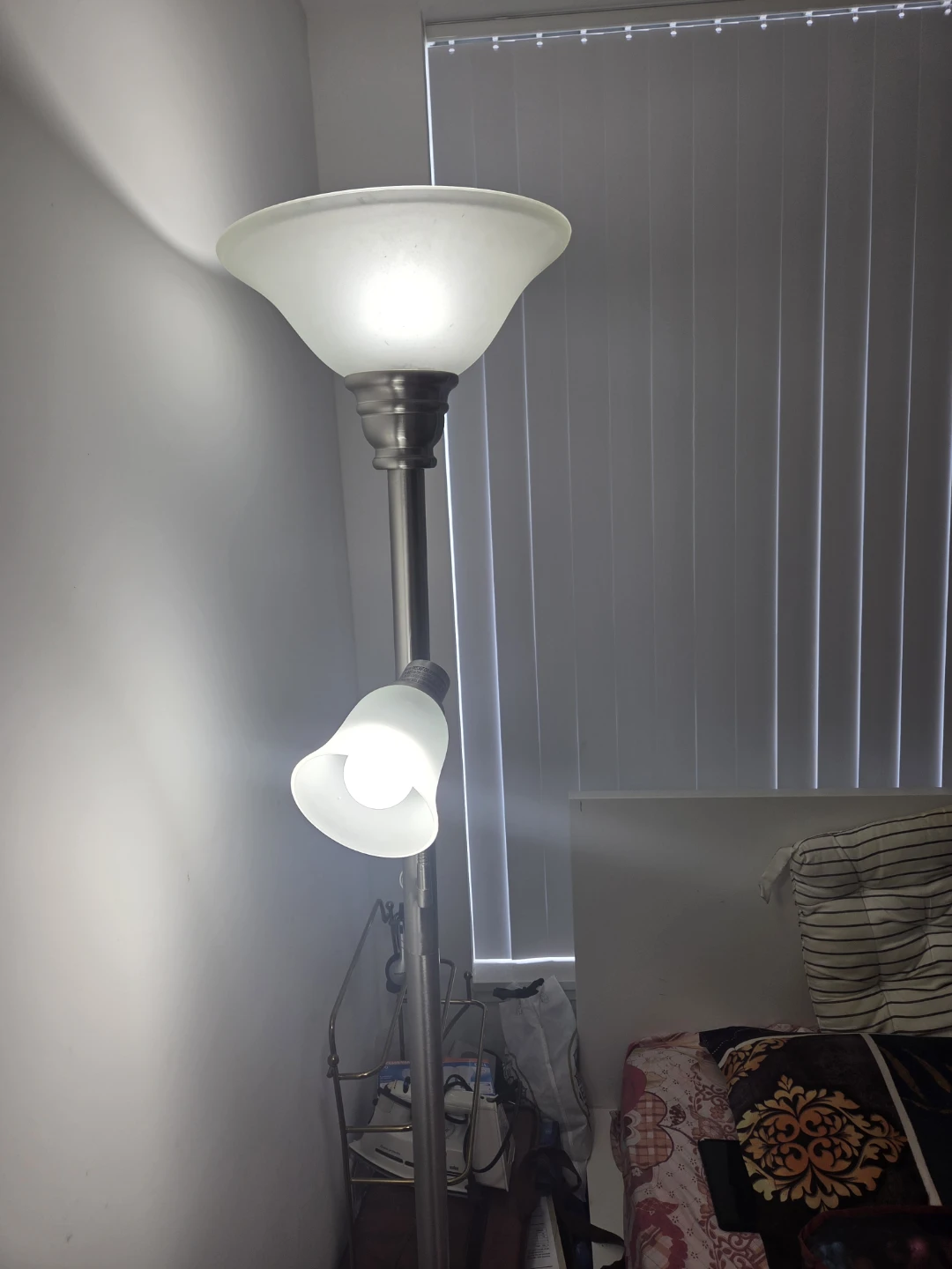 Floor Lamp with Two Lights