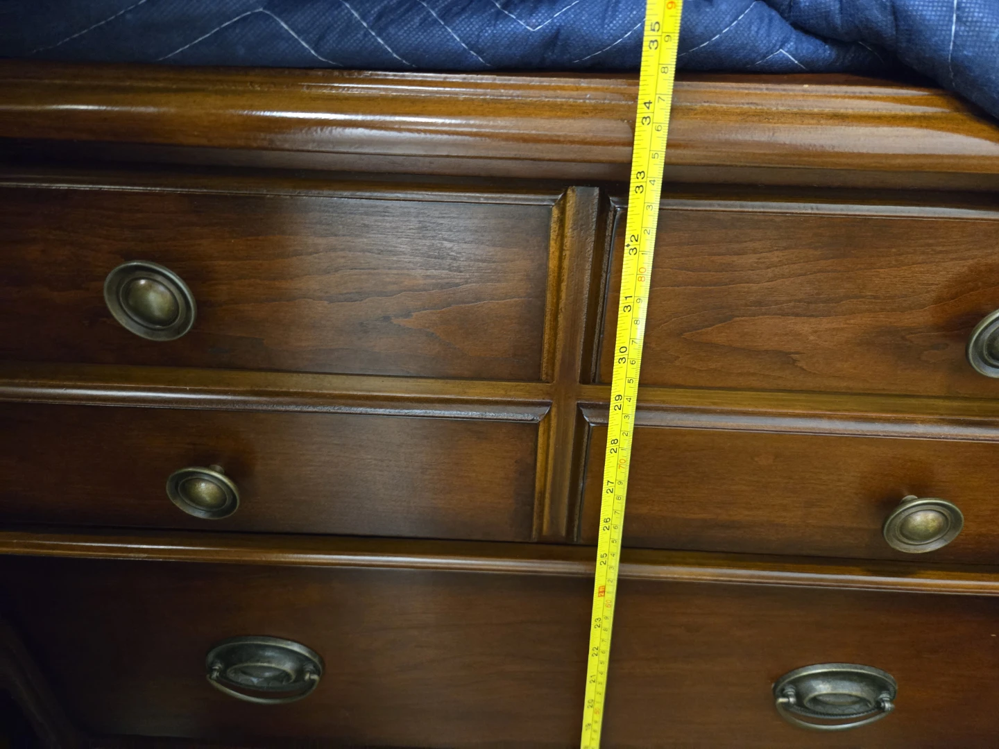Wooden Bedroom Set with Headboard and Nightstand - photo 2