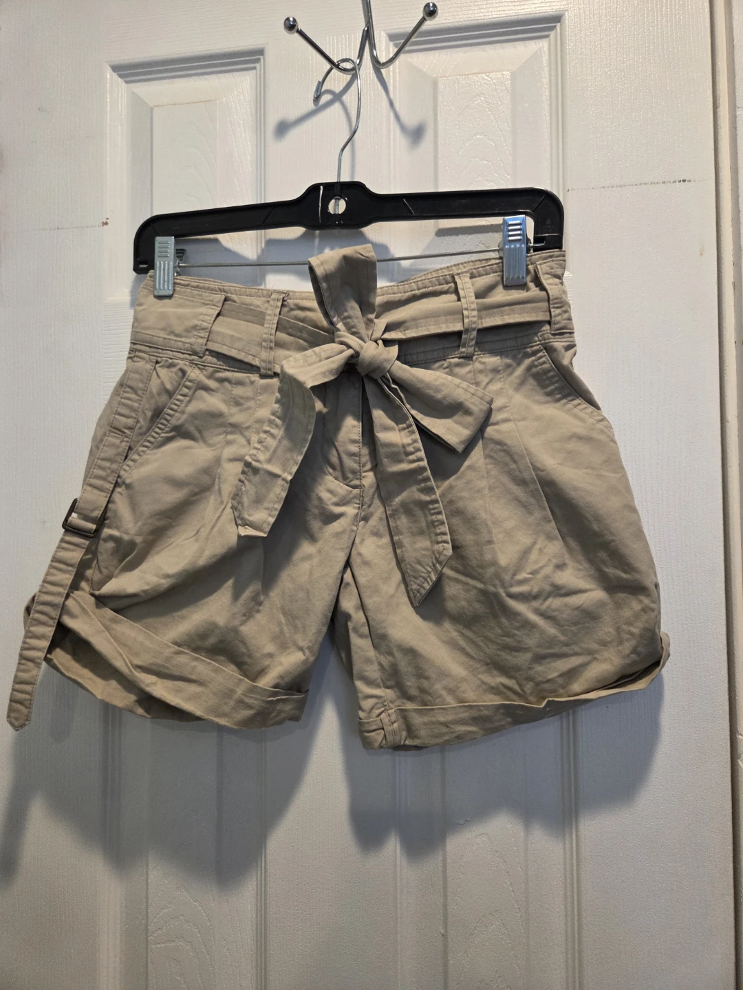 NafNaf Beige Cargo Shorts Size 34
