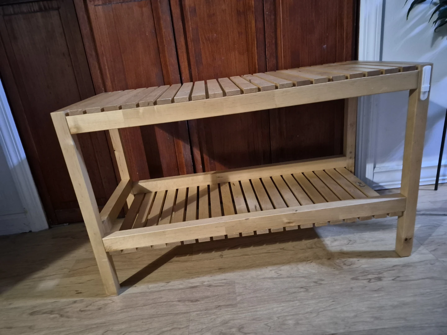 Wooden Storage Bench