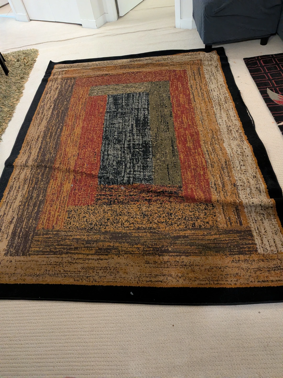 Area Rug with Geometric Pattern (5.2×7) - photo 3