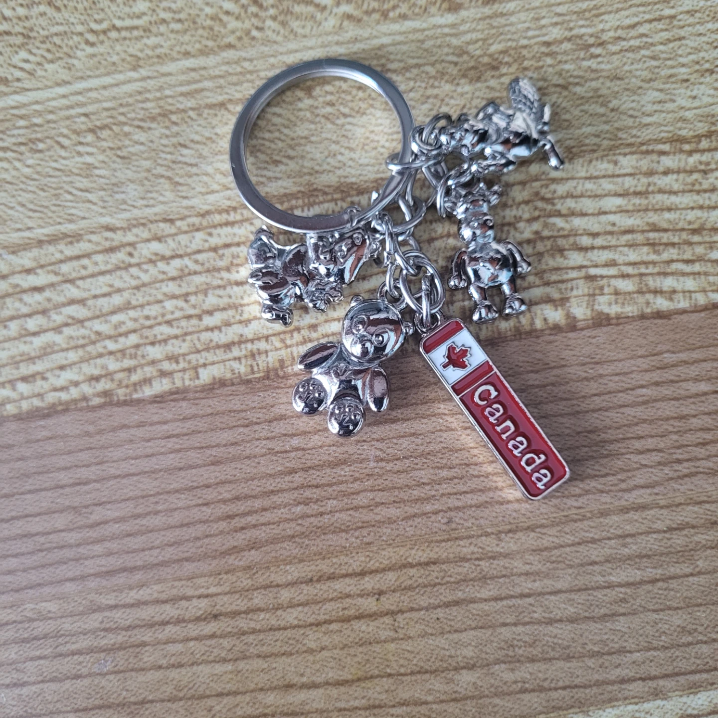 Canada Themed Keychain with Charms - photo 2