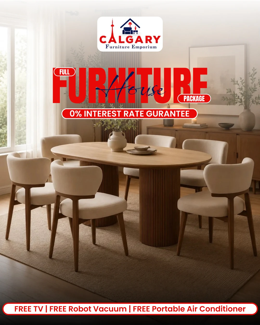 Calgary Furniture Emporium Full House Furniture Package