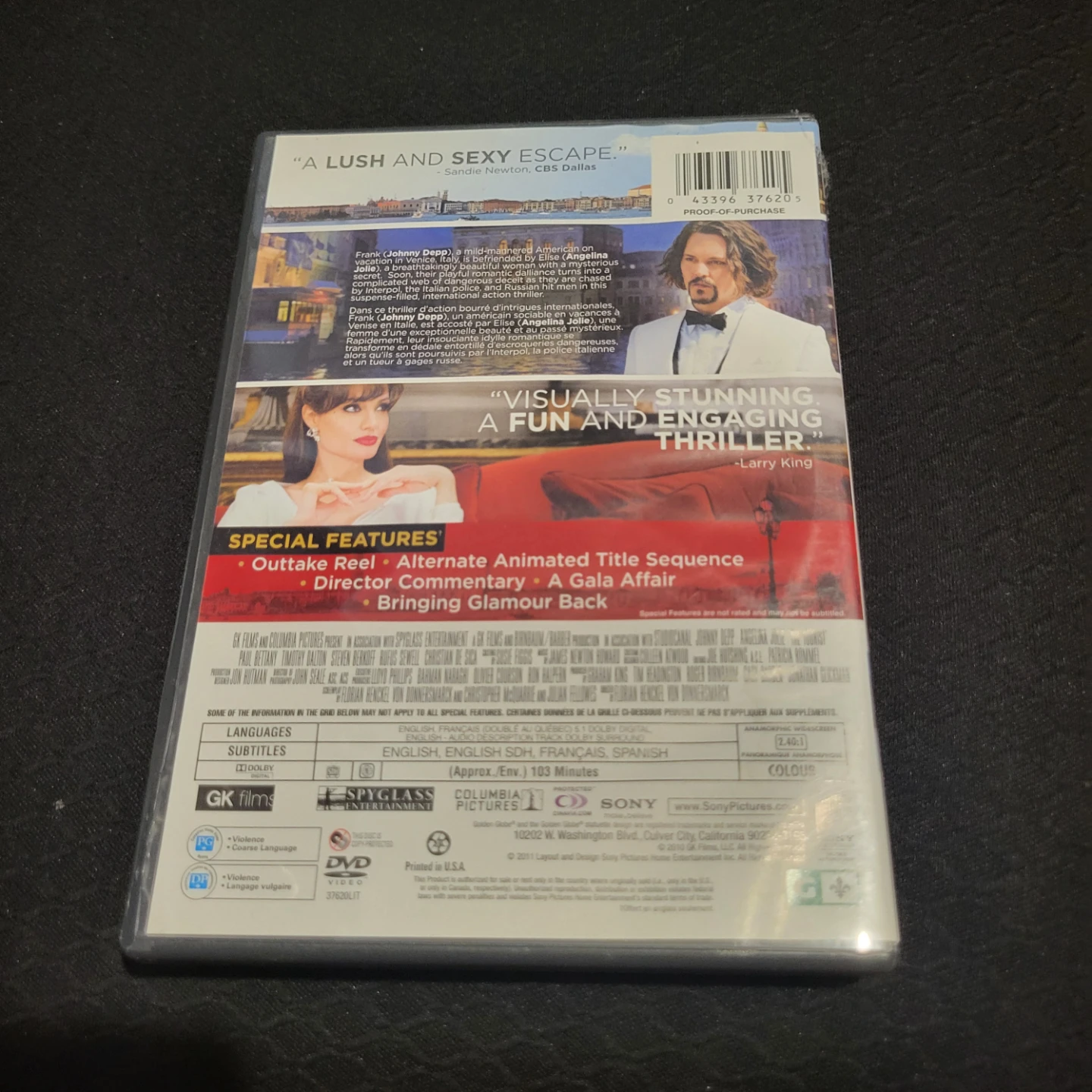 The Tourist DVD - photo 2