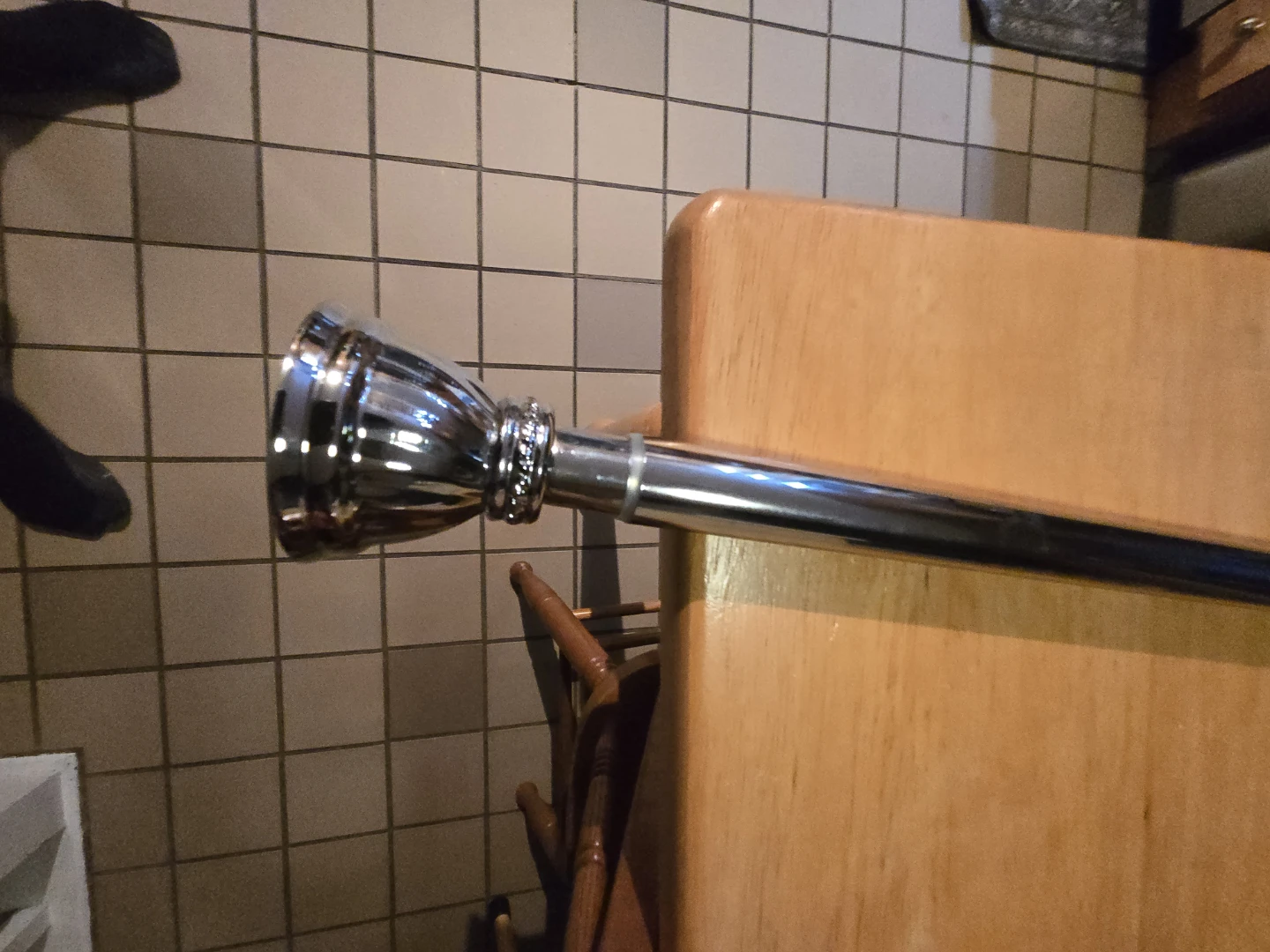 Chrome Shower Curtain Rod - photo 4