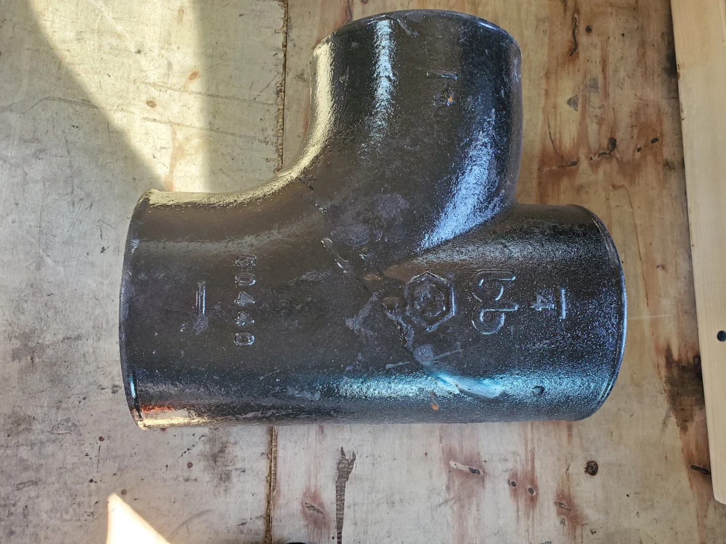 4 inch Cast Iron Pipe Fitting Tee