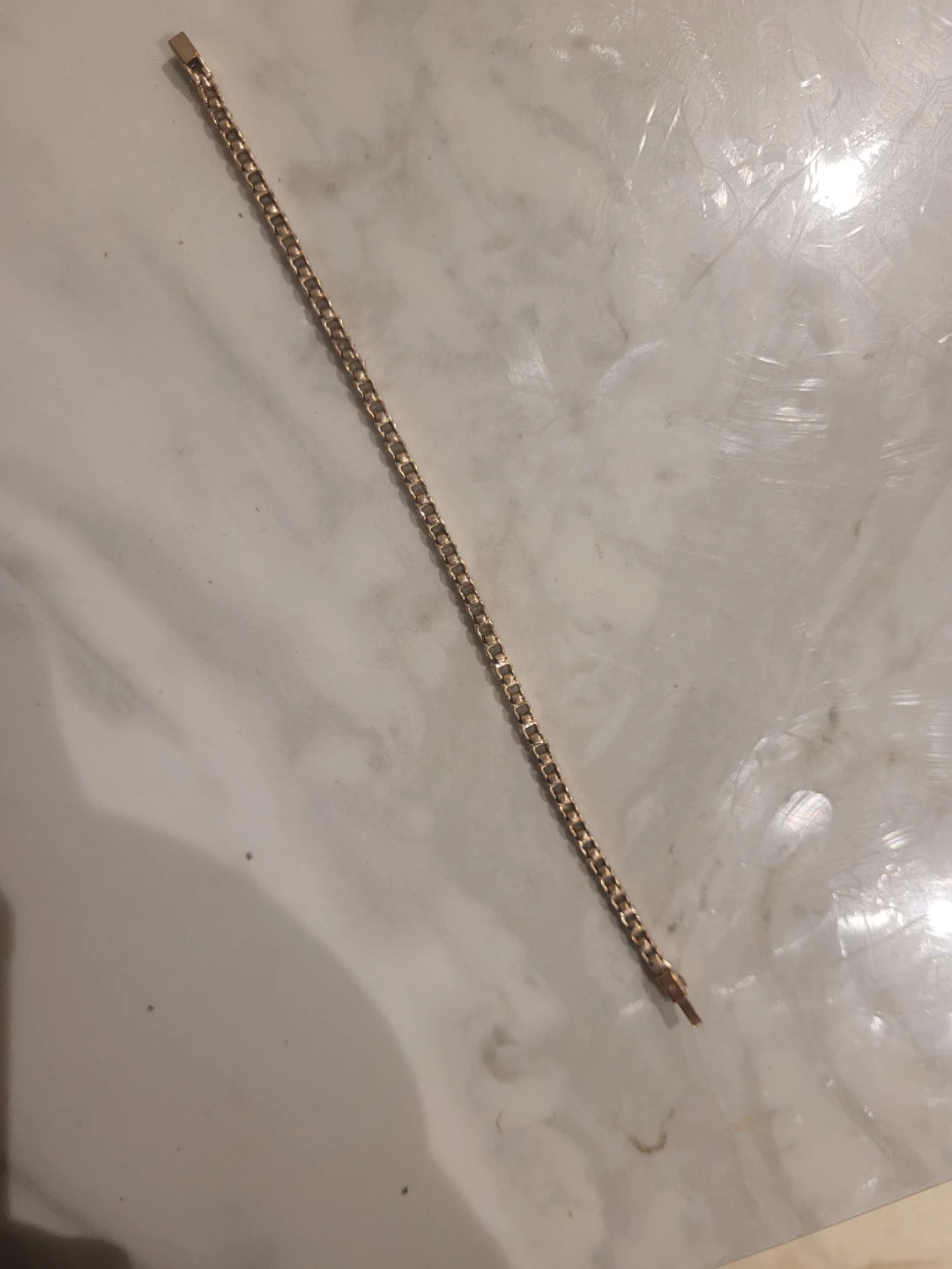 Rose Gold Tennis Bracelet (8 inch) - photo 2