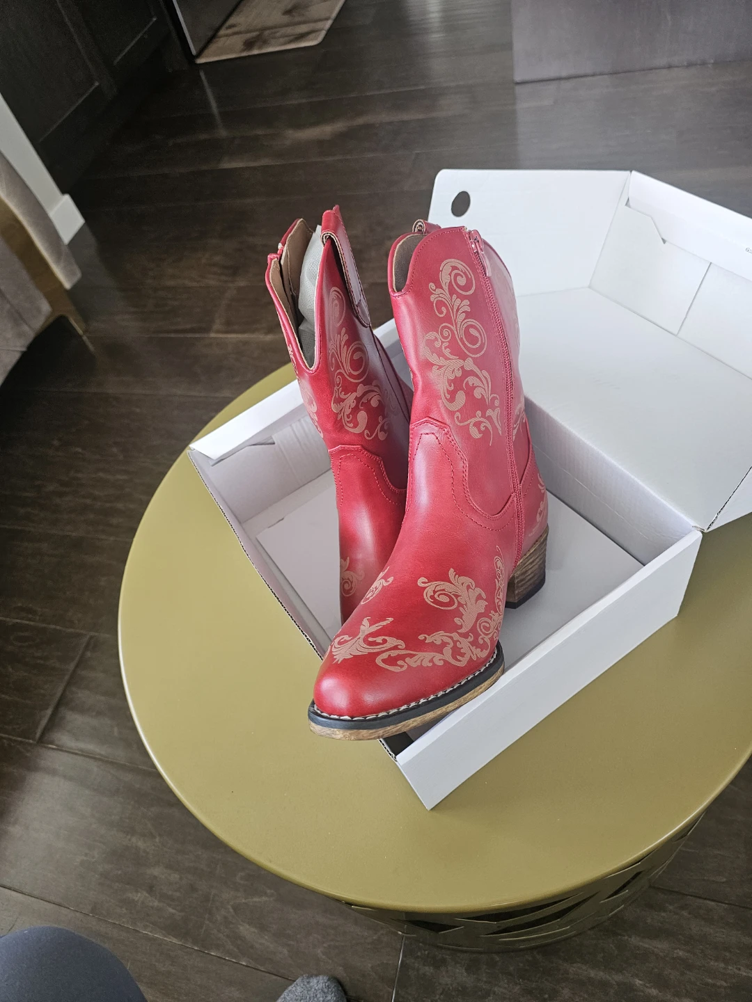 Red Cowboy Boots size 8