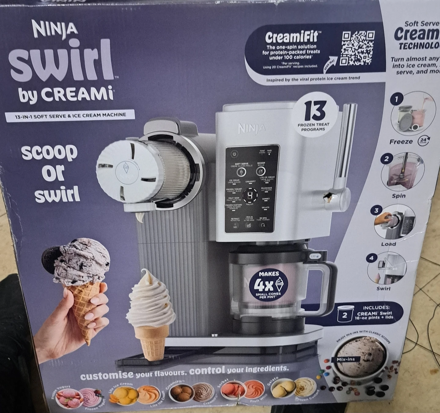 Ninja Swirl by Creami Ice Cream Maker