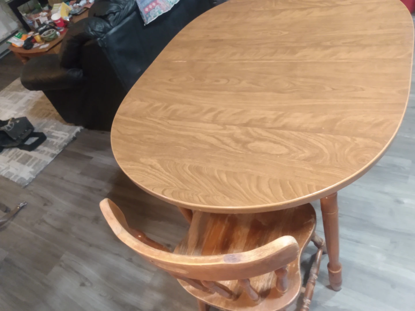 Wooden Dining Table and Chairs Set - photo 2