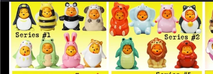 Peek-a-pooh Series 1 & 2 Collection - Pristine condition