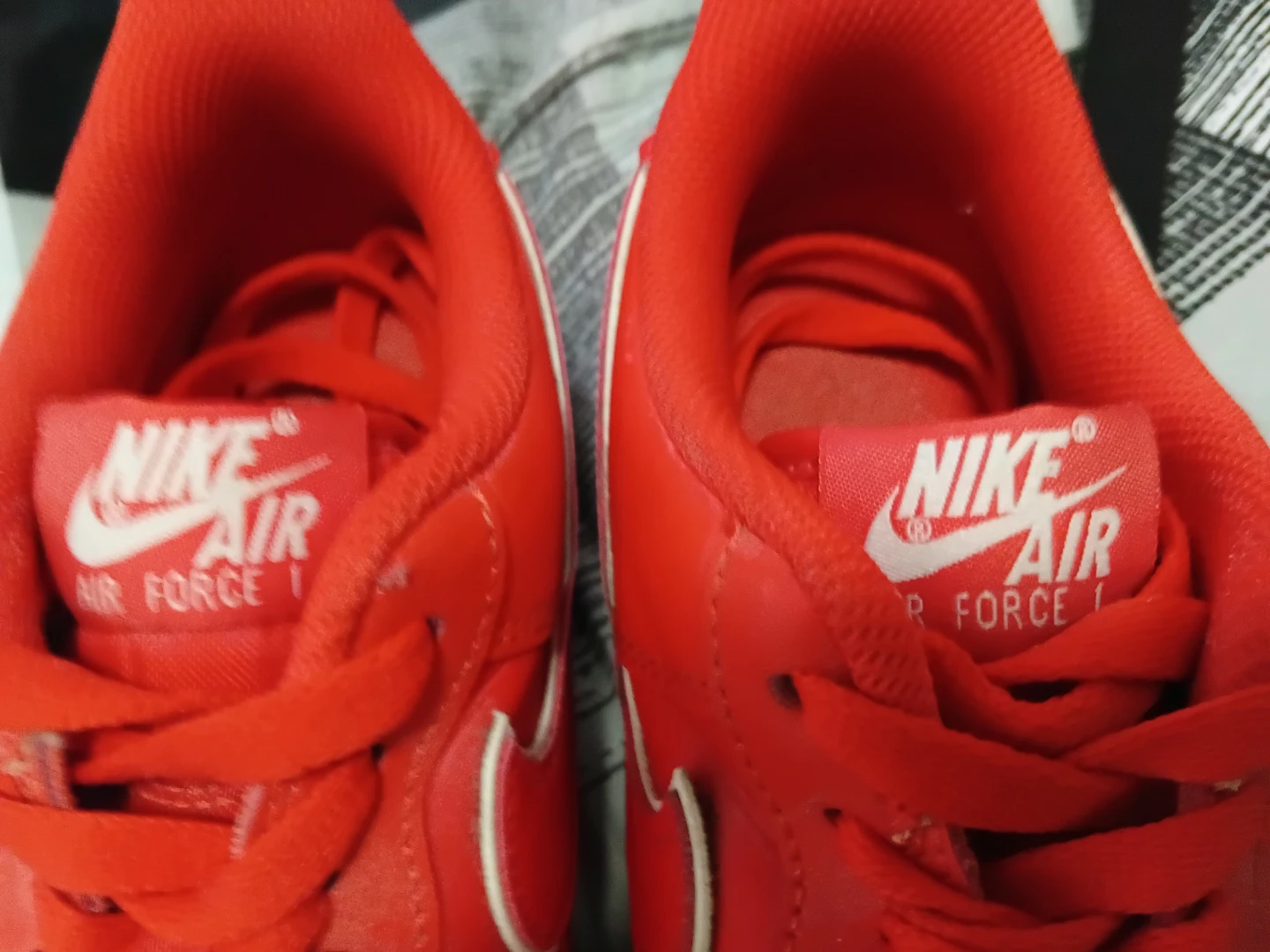 Nike Air Force 1 Men's Red Sneakers - photo 5