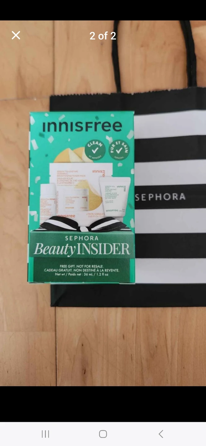 innisfree Hyaluronic Acid Cream, Serum, Toner Pads Set - photo 2